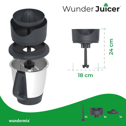 Wundermix - WunderJuicer® Saftpresse für Thermomix TM6, TM5 & TM31 • Zitruspresse & Entsafter • Made in Germany