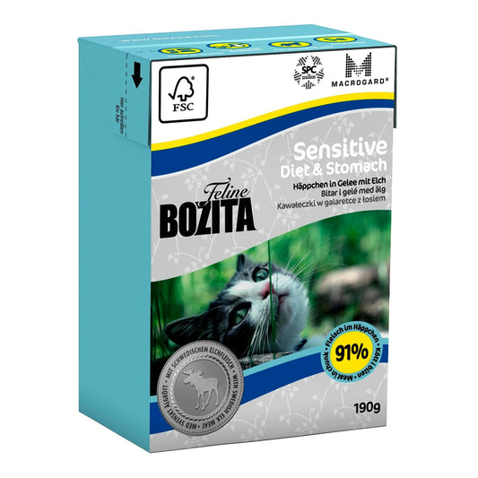 Bozita Cat Tetra Recard Diet & Stomach - Sensitve 16x190g