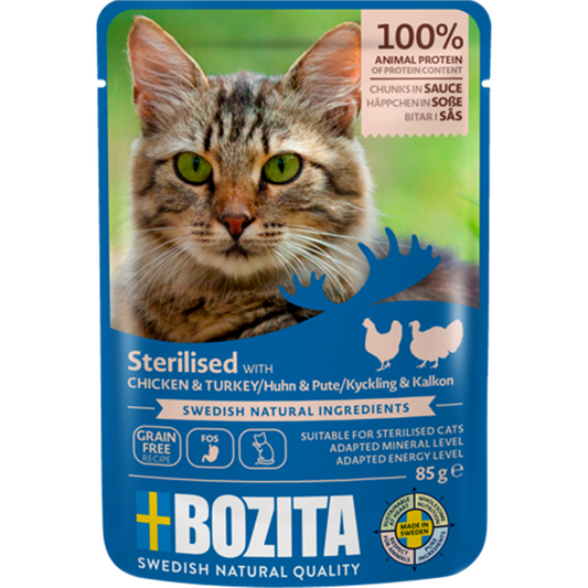 Bozita Sterilised Häppchen in Sauce 12x85g