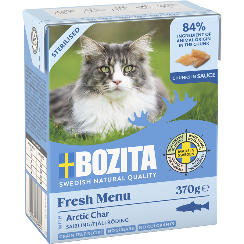 Bozita Cat - Tetra Recard Häppchen in Sauce Sterilised 24x370g