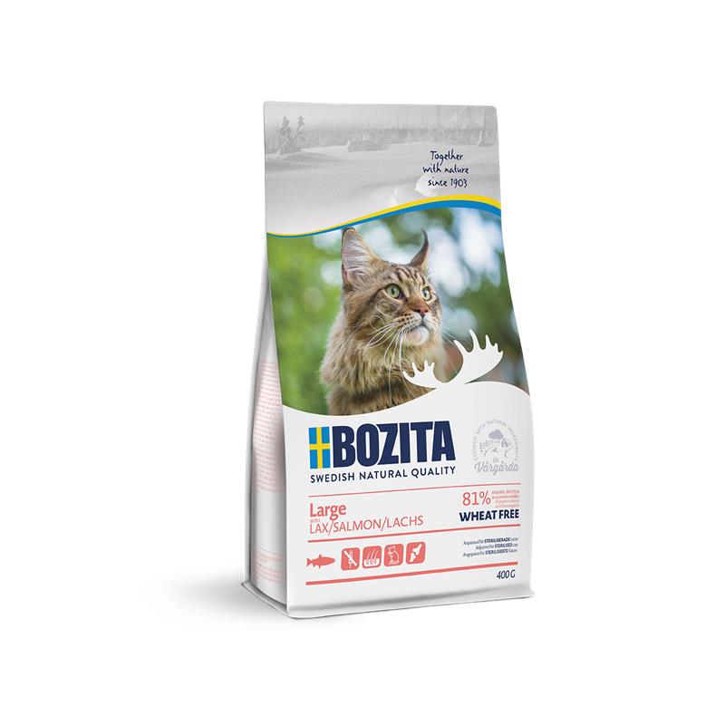Bozita Cat Large Weizenfrei Salmon 5x400g