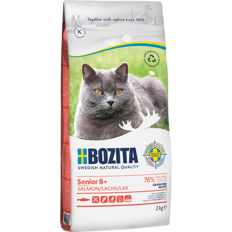 Bozita Cat - Robur Senior 8+ Grainfree Lachs
