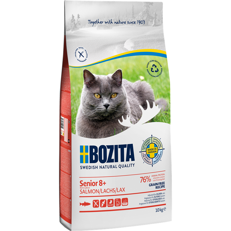Bozita Cat - Robur Senior 8+ Grainfree Lachs