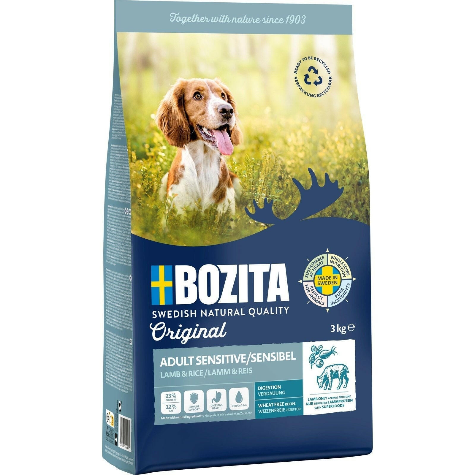 Bozita Dog Original Adult Sens. Digestion Lamb