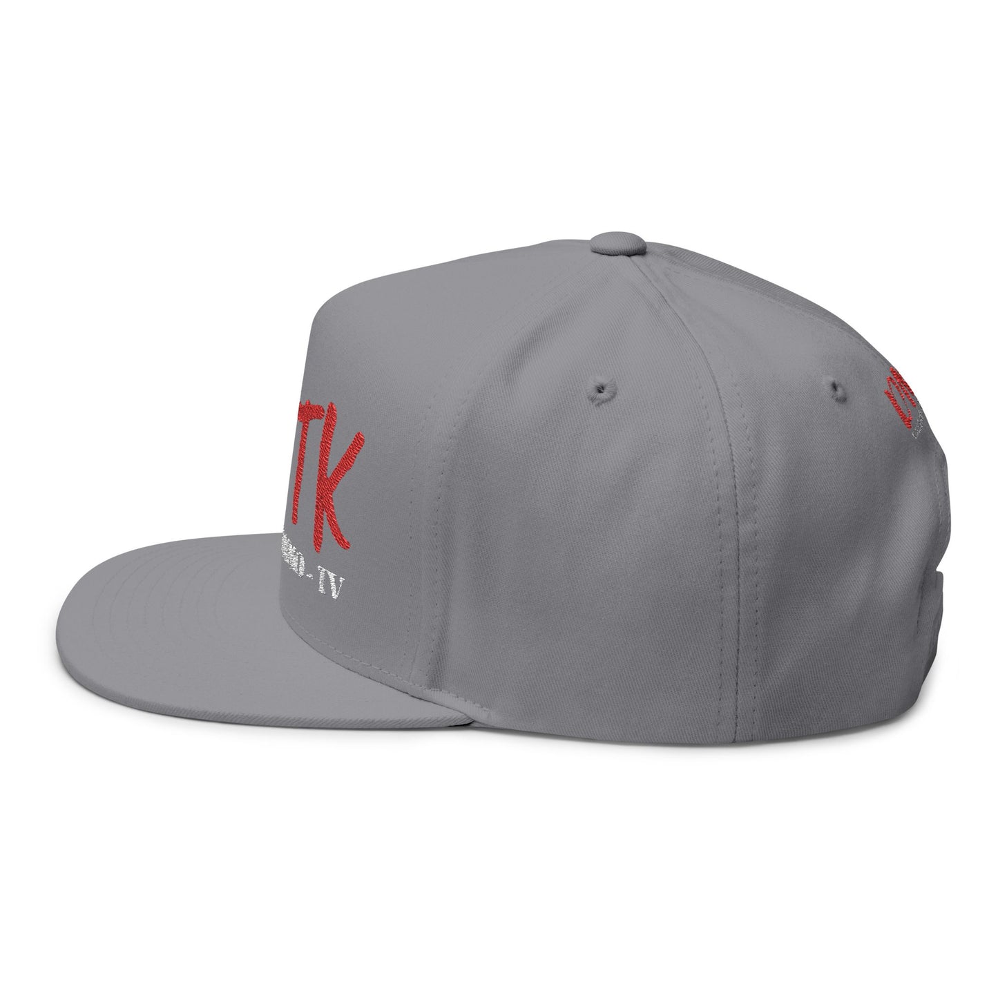 DNTK Flat Bill Cap - Gestickt