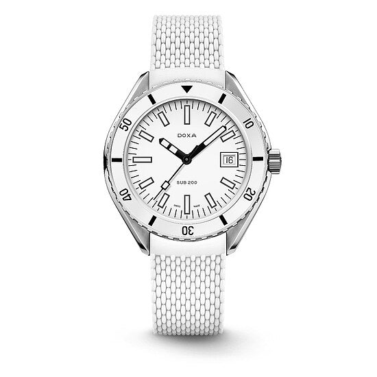 Uhr von Doxa SUB200 Whitepearl 799.10.011.23