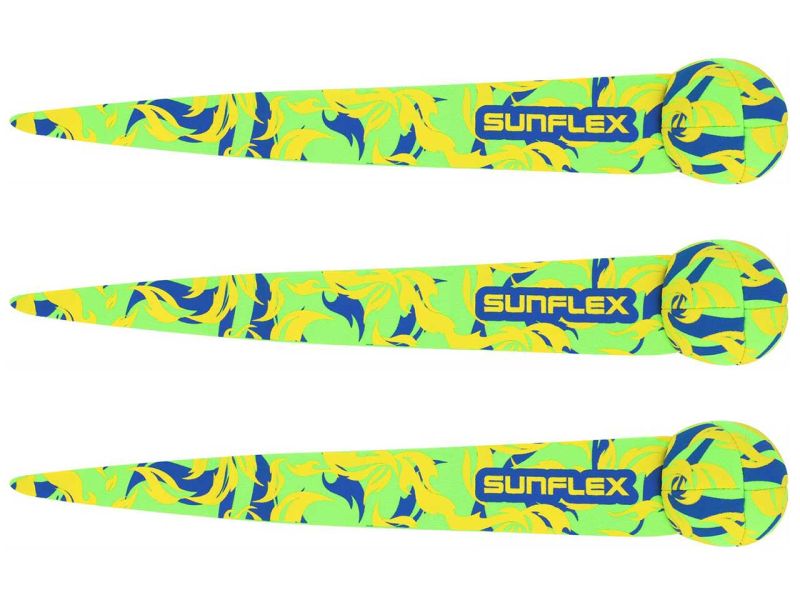 Sunflex Tauchbälle mit Schweif »Flames Firegreen«, 3er-Set