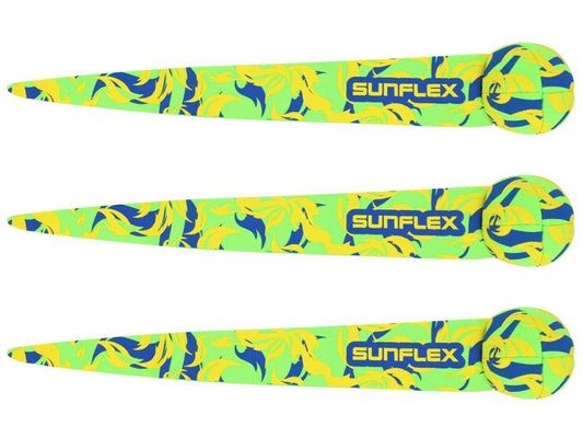 Sunflex Tauchbälle mit Schweif »Flames Firegreen«, 3er-Set
