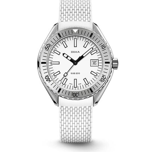Uhr von Doxa SUB200 Whitepearl 796.15.011.23