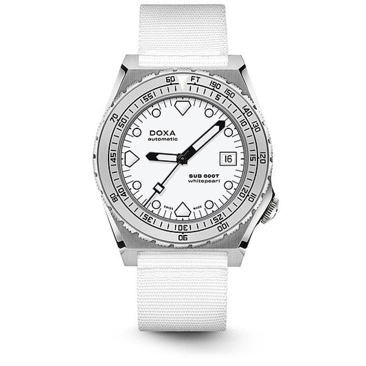 Uhr von Doxa SUB600T Whitepearl 862.10.011.23-N