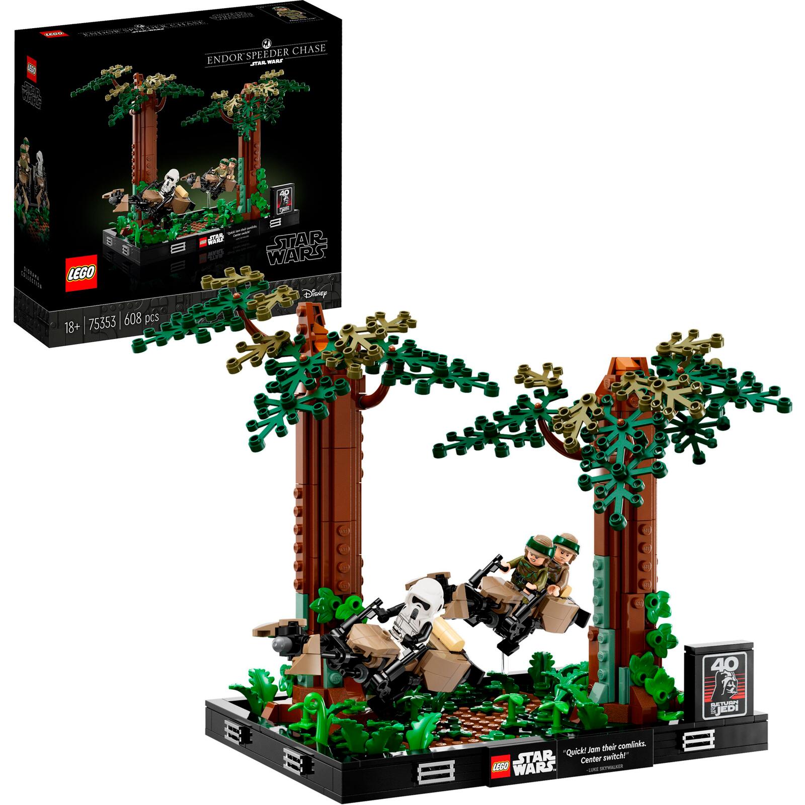 LEGO® Star Wars 75353 Verfolgungsjagd auf Endor™ - Diorama