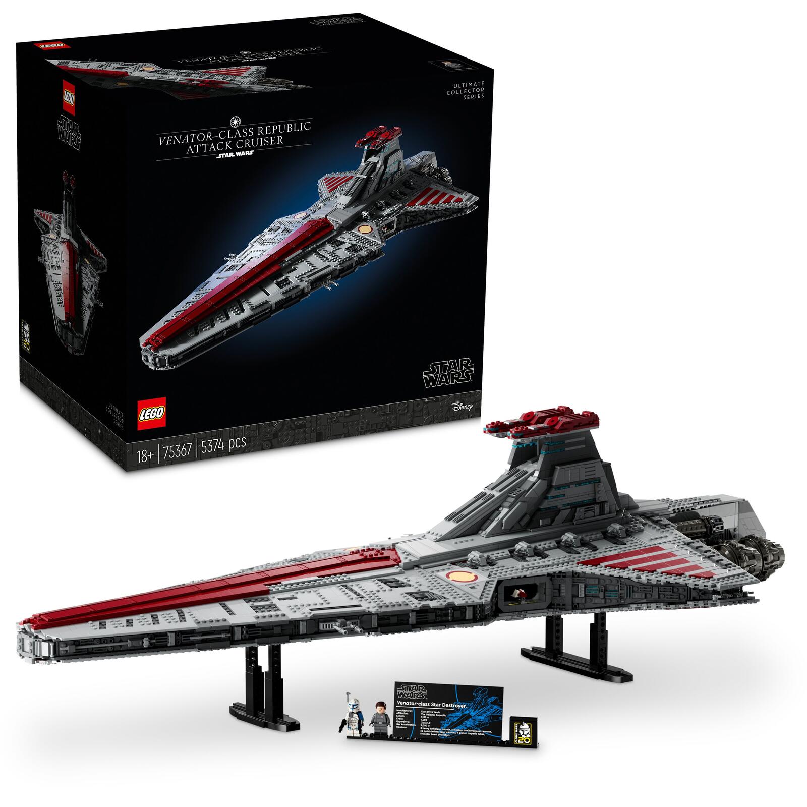 LEGO® Star Wars 75367 Republikanischer Angriffskreuzer der Venator-Klasse