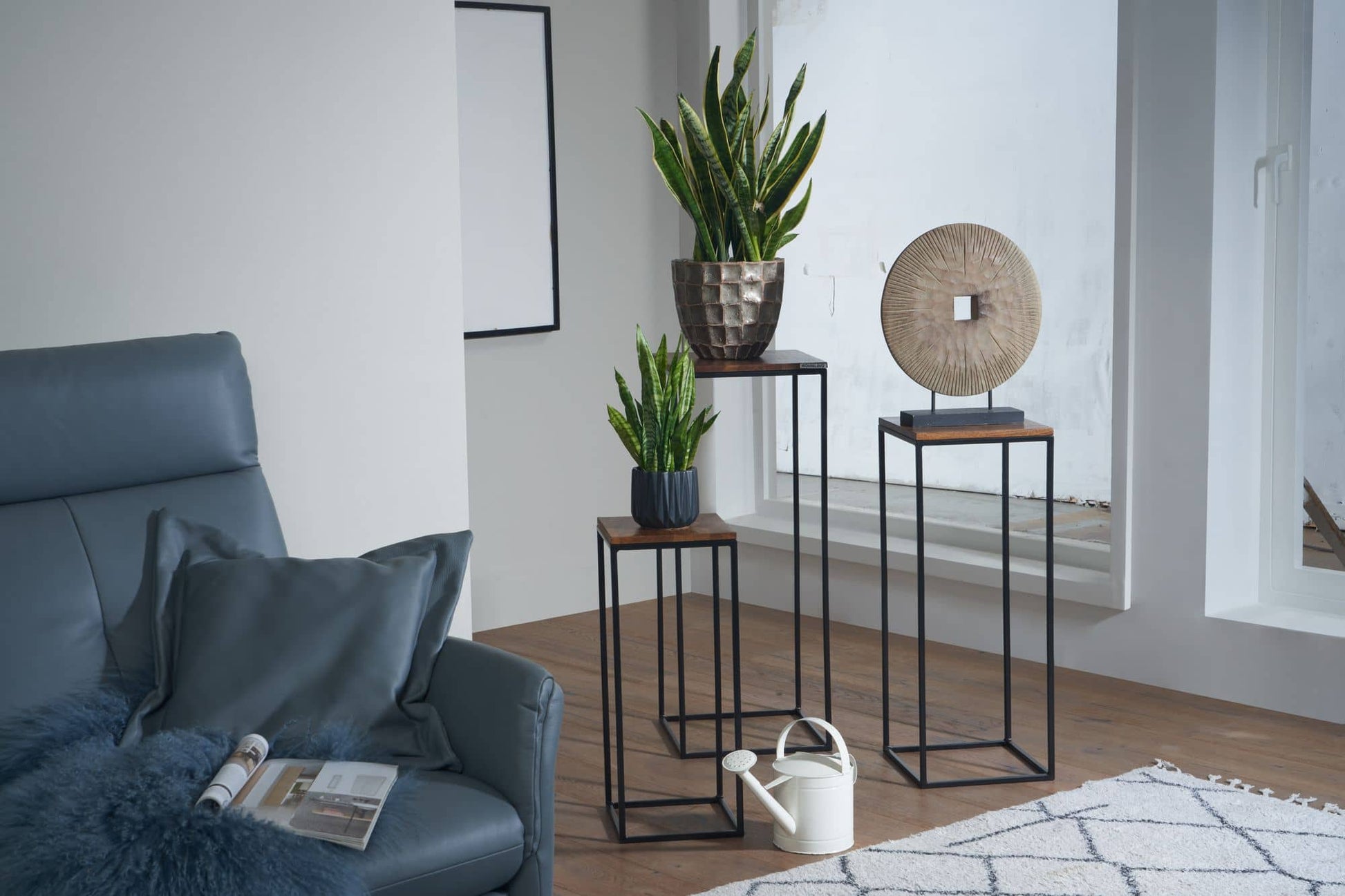 Beistelltisch 3er Set Sheesham