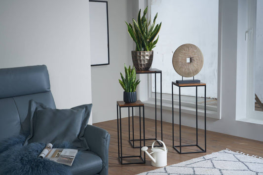 Beistelltisch 3er Set Sheesham