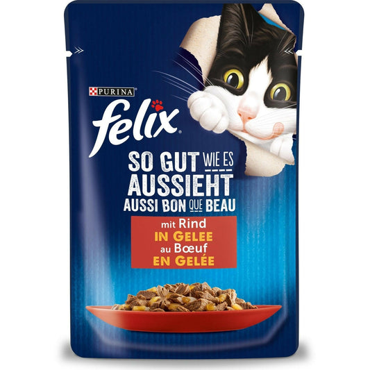 Felix So gut wie es aussieht Rind Gelee 26x85g