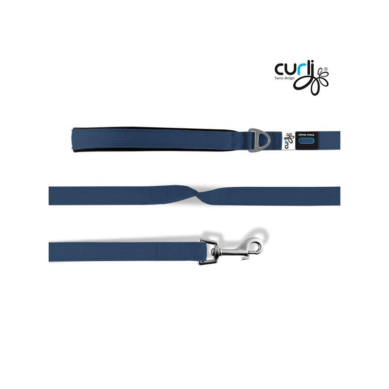 Curli Basic Hundeleine Nylon Deep
