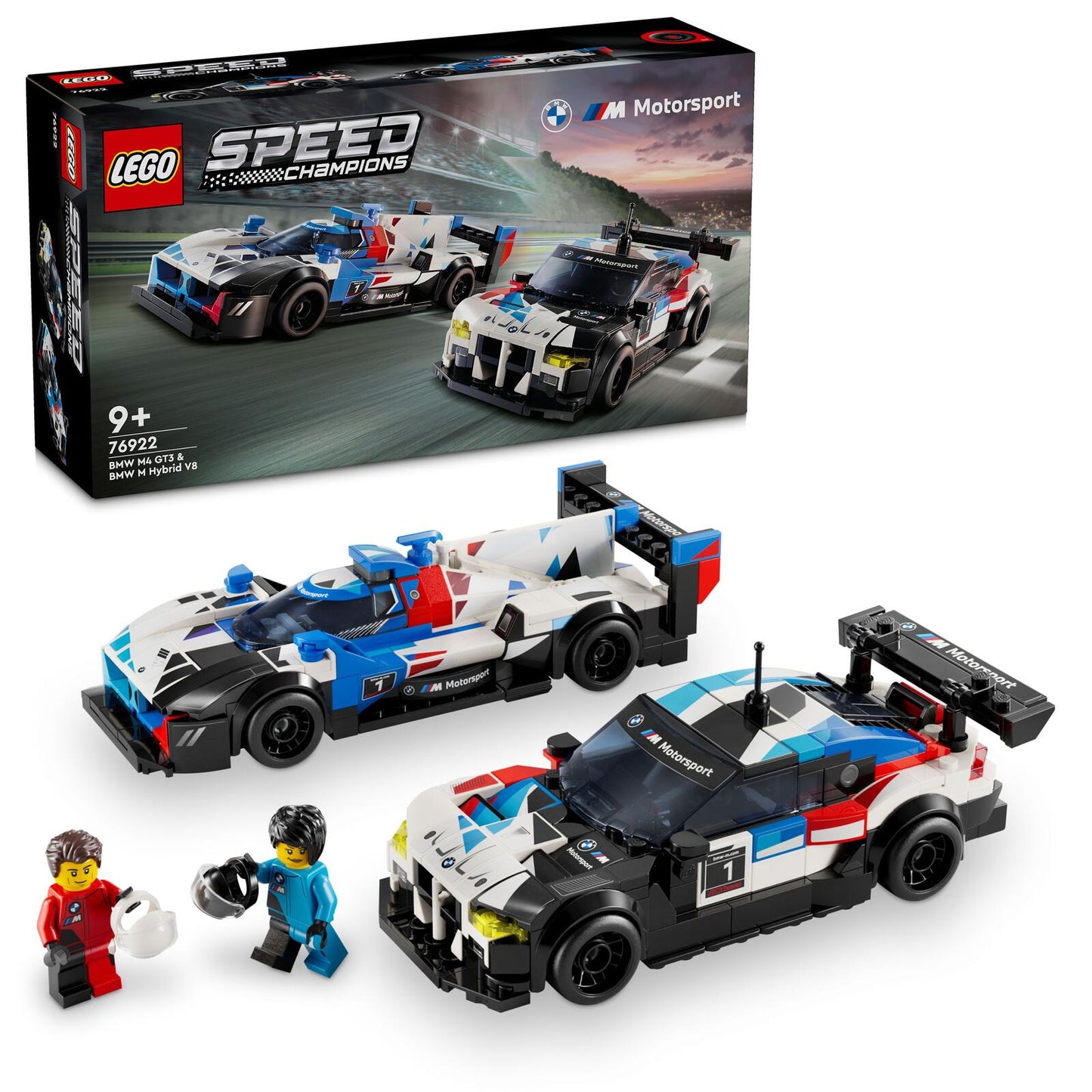 LEGO® Speed Champions 76922 BMW M4 GT3 & BMW M Hybrid V8 Rennwagen