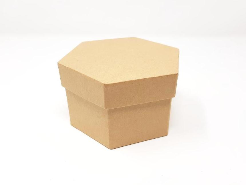 Sechseck Schachtel 12 cm