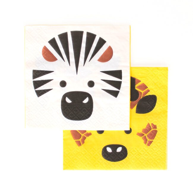 Little Safari Animals Servietten
