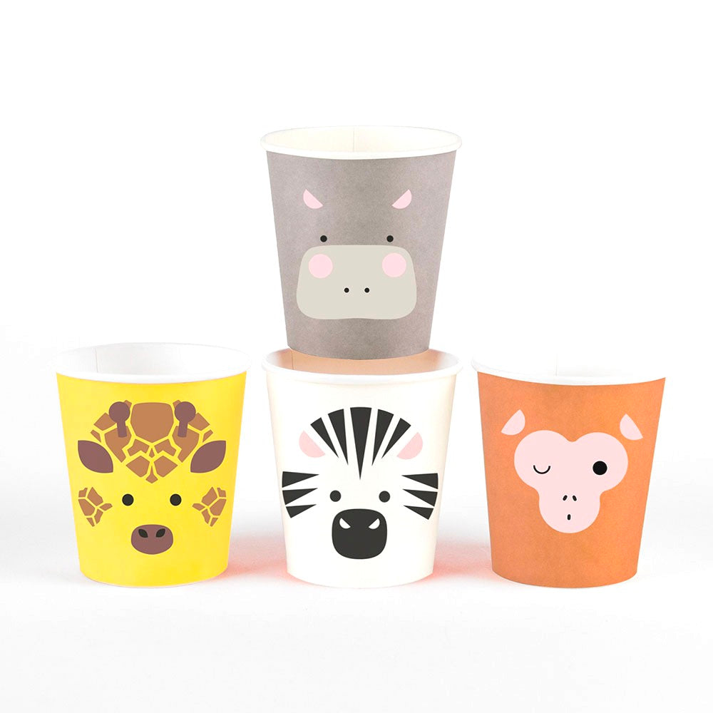 Little Safari Animals Pappbecher