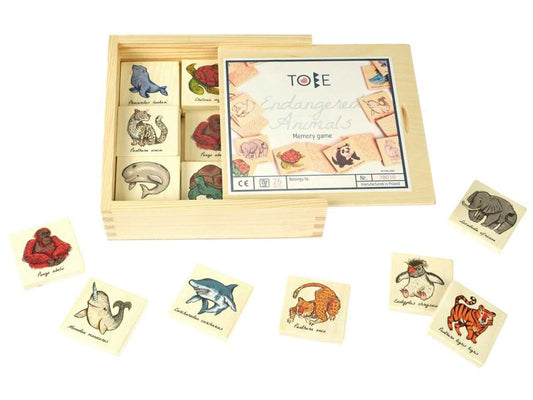 BAJO Memospiel »Bedrohte Tiere der Welt«