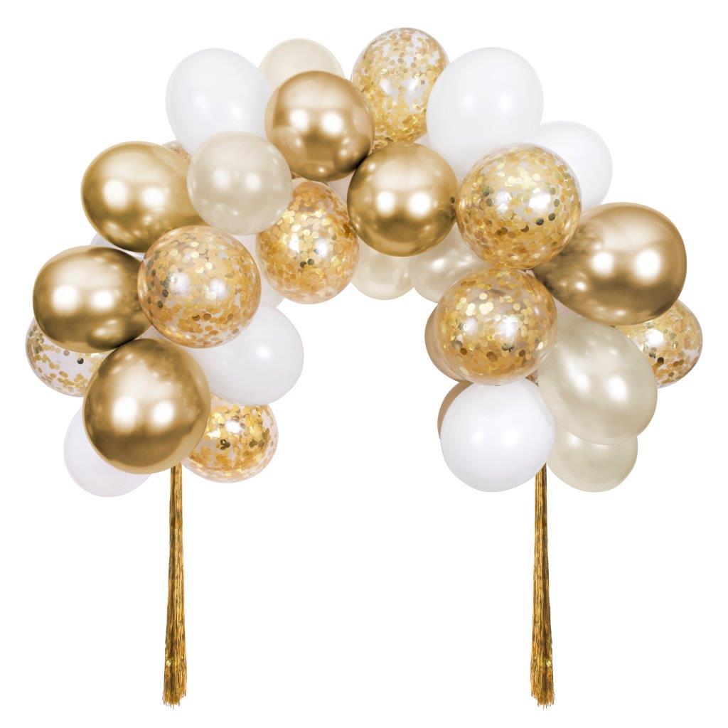 Ballongirlande gold