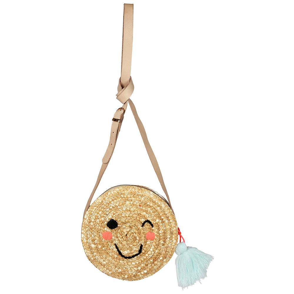 Emoji Tasche Stroh