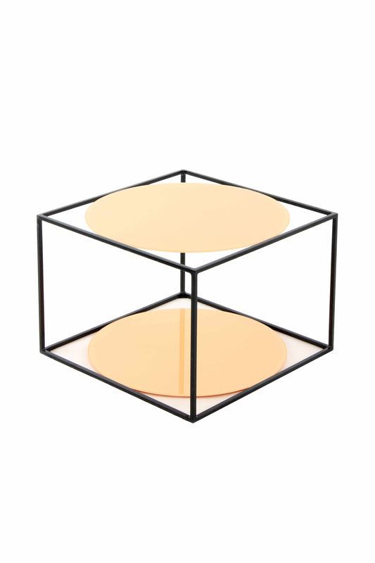 Beistelltisch Cody 110 Orange / Schwarz