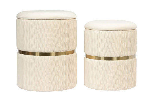 Hocker Zora 425 2er-Set Pistachio-Grün