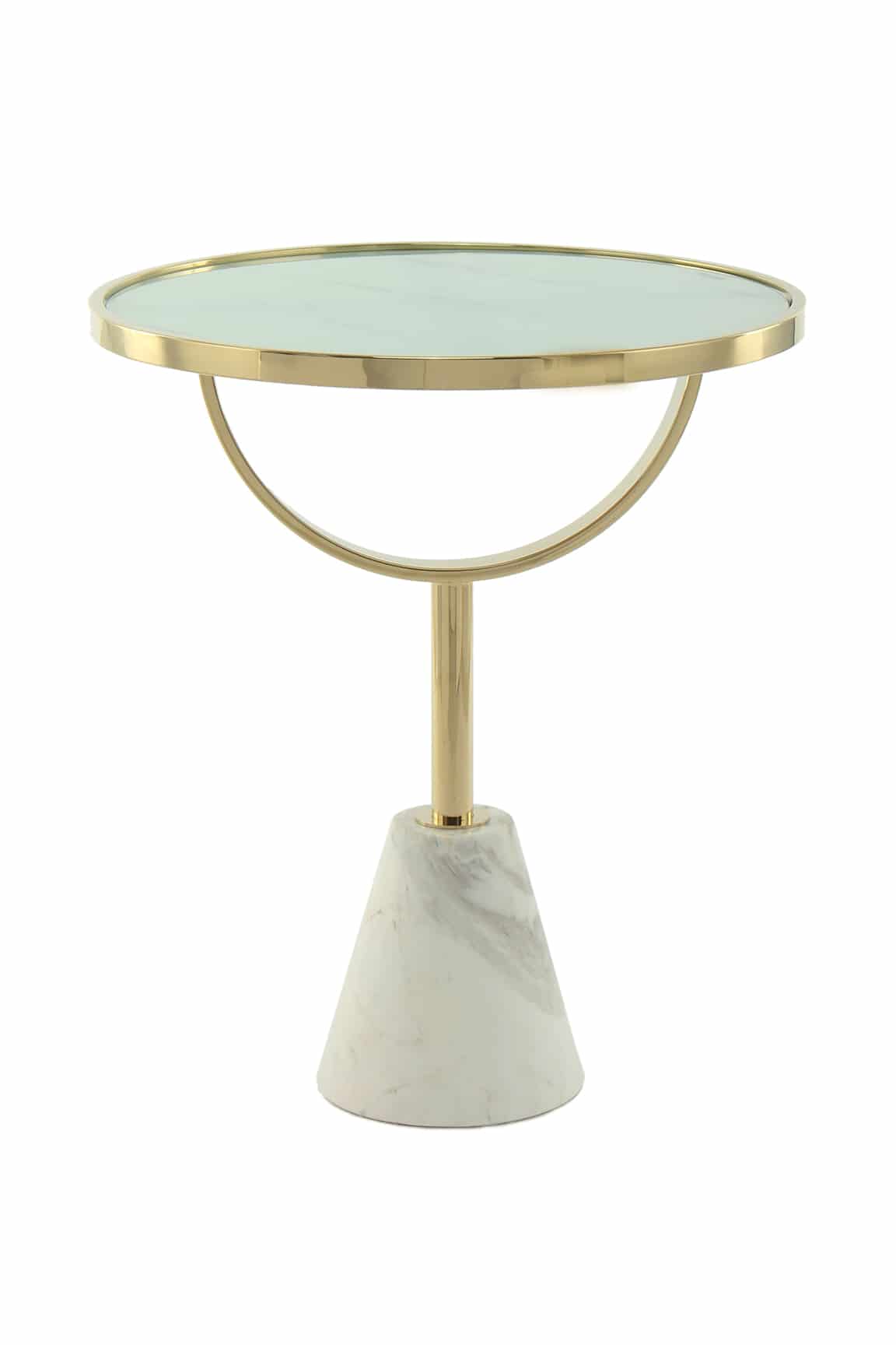 Beistelltisch Oscar 125 Weiß