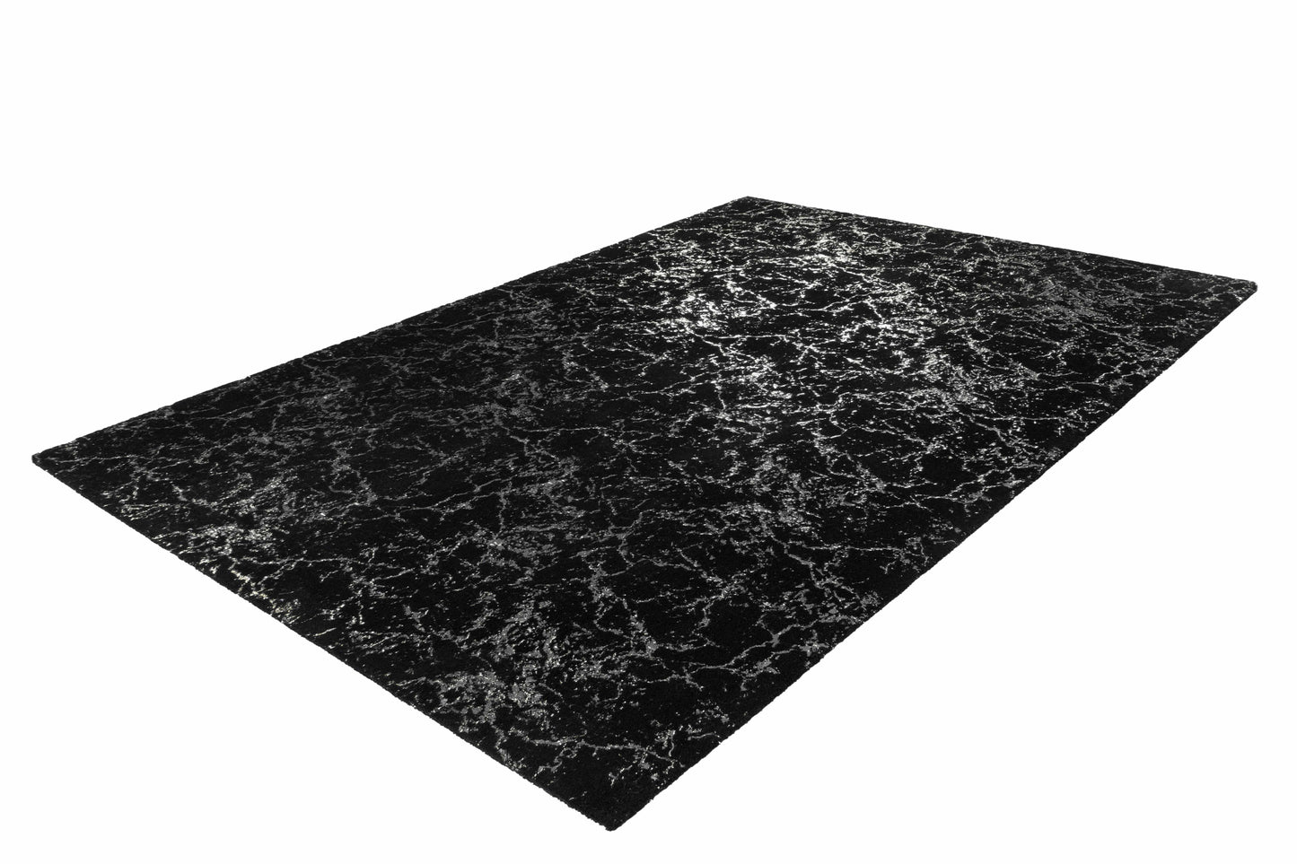 Bijou 225 Schwarz / Silber 80cm x 150cm