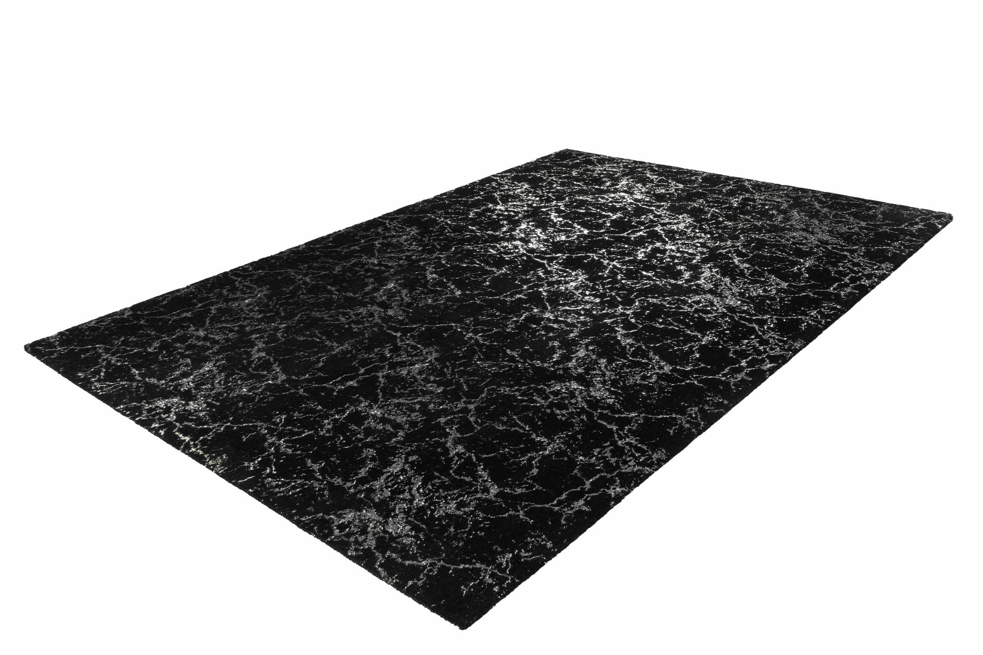 Bijou 225 Schwarz / Silber 80cm x 150cm