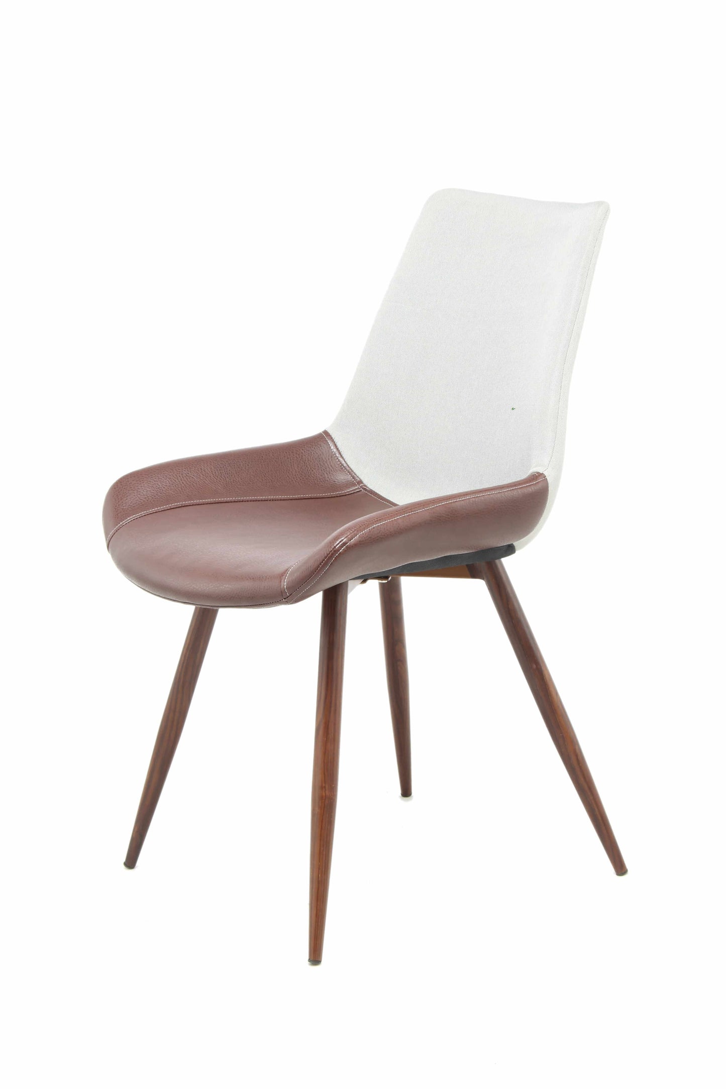 Stuhl Evergreen 110 2er-Set Hellgrau / Mokka