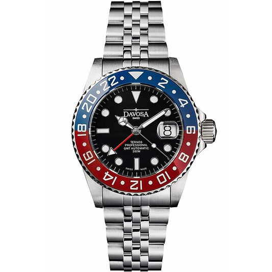 Herrenuhr von Davosa Taucher Automatik Ternos Professional GMT TT 16157106W
