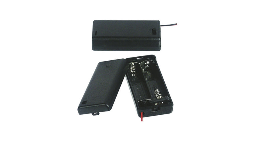Batteriehalter für 2 x Mignon Batterie mit Anschlusskabel