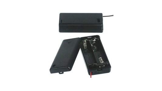 Batteriehalter für 2 x Mignon Batterie mit Anschlusskabel