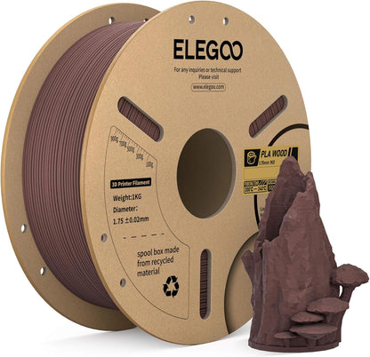 ELEGOO PLA Filament 1.75mm Schwarz 1KG