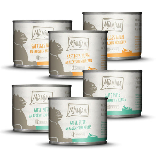 MjAMjAM Katze Monopaket I 6x200g