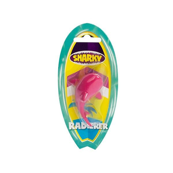 Radierer Sharky pink oder grau