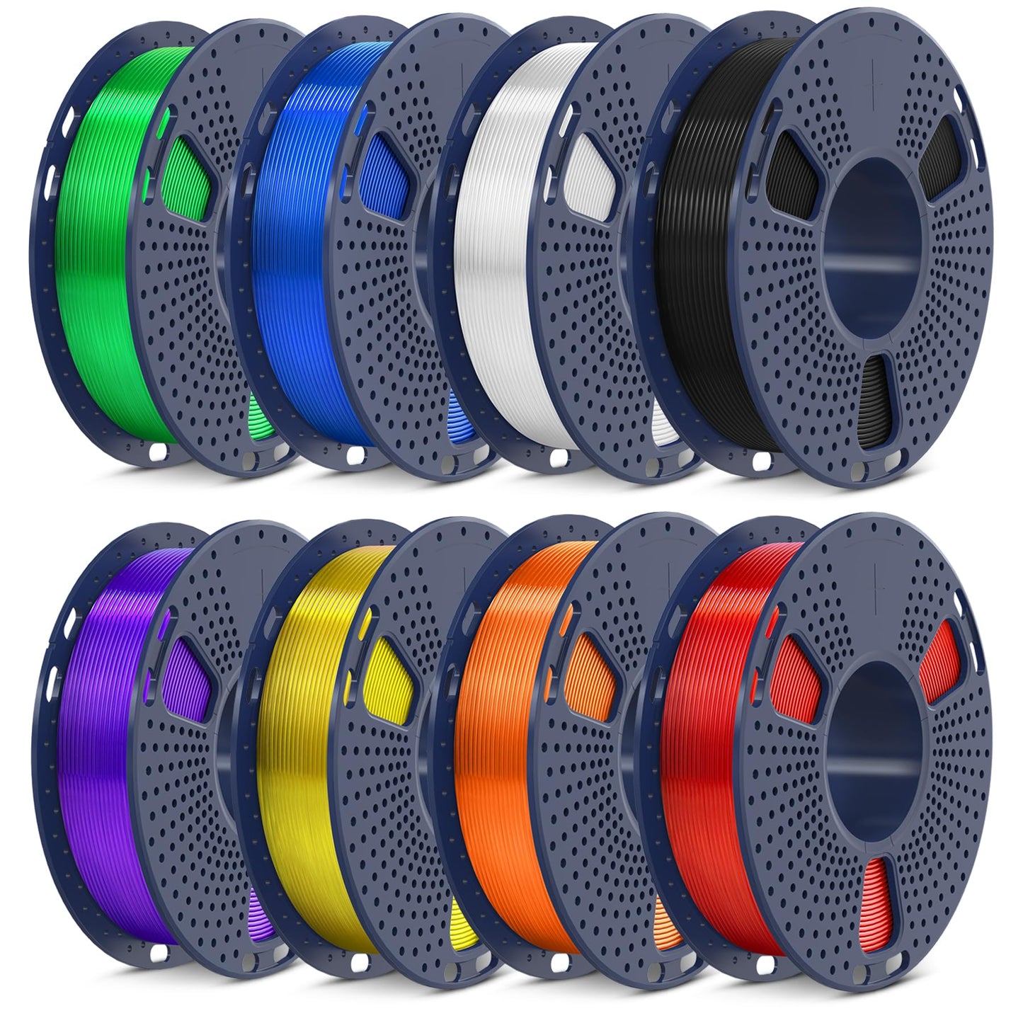 SUNLU PLA Filament 1.75mm, 3D Drucker Filament PLA Schwarz, Maßgenauigkeit +/- 0,02mm 1KG Spule