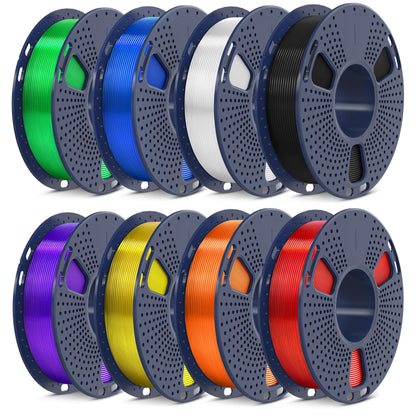 SUNLU PLA Filament 1.75mm, 3D Drucker Filament PLA Schwarz, Maßgenauigkeit +/- 0,02mm 1KG Spule