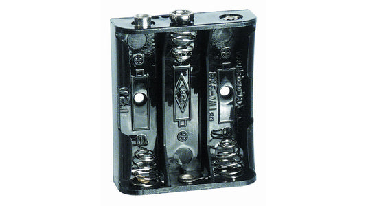 Batteriehalter für 3 x Mignon  mit Druckknopf-Anschluss