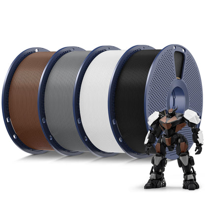 SUNLU PLA Filament 1.75mm, 3D Drucker Filament PLA Schwarz, Maßgenauigkeit +/- 0,02mm 1KG Spule