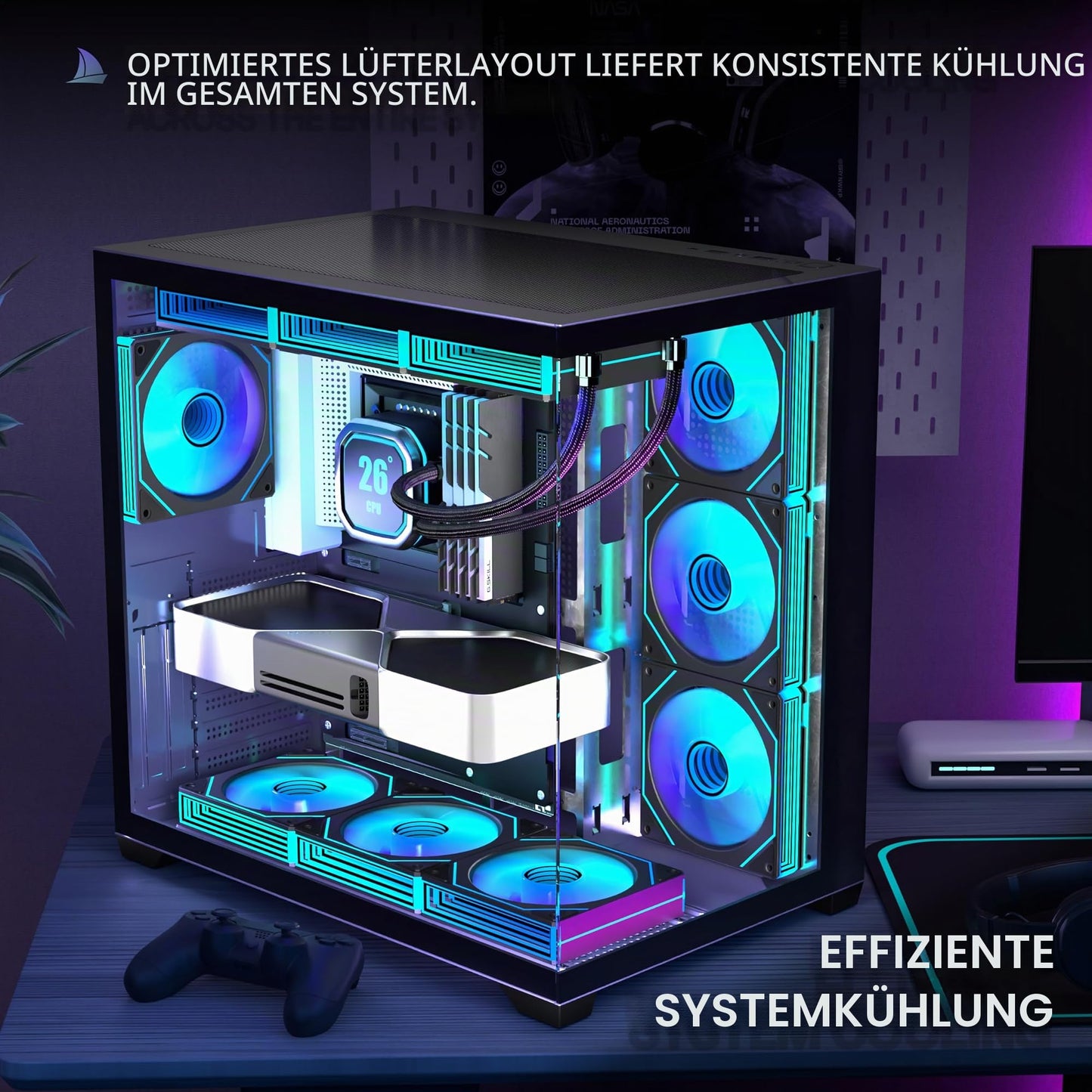 ANSAITE PC Lüfter 120 mm