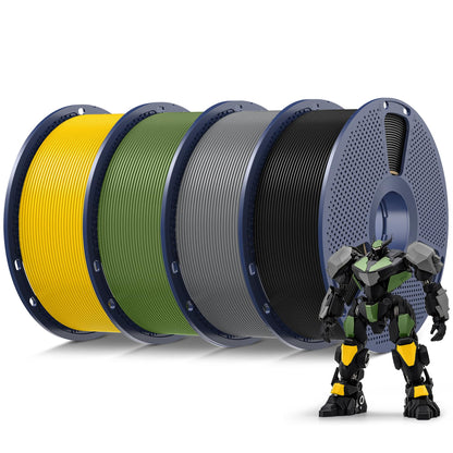 SUNLU PLA Filament 1.75mm, 3D Drucker Filament PLA Schwarz, Maßgenauigkeit +/- 0,02mm 1KG Spule
