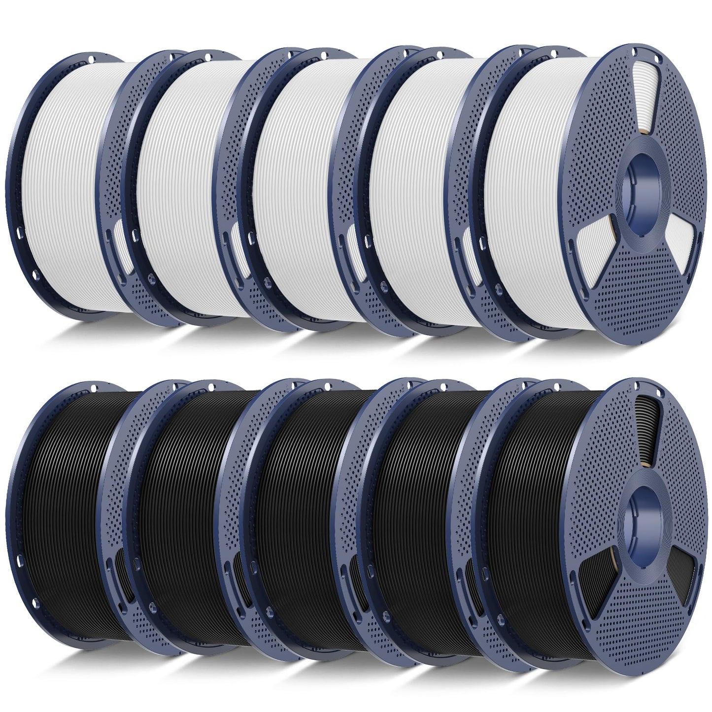 SUNLU PLA Filament 1.75mm, 3D Drucker Filament PLA Schwarz, Maßgenauigkeit +/- 0,02mm 1KG Spule