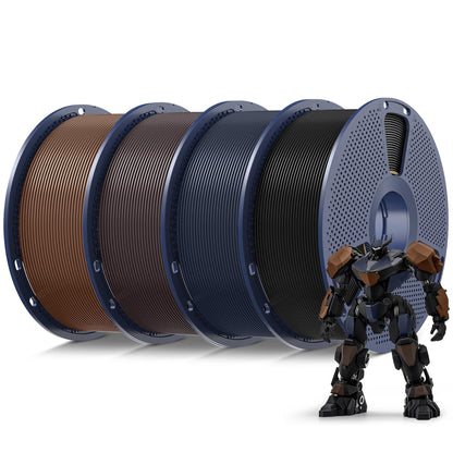 SUNLU PLA Filament 1.75mm, 3D Drucker Filament PLA Schwarz, Maßgenauigkeit +/- 0,02mm 1KG Spule