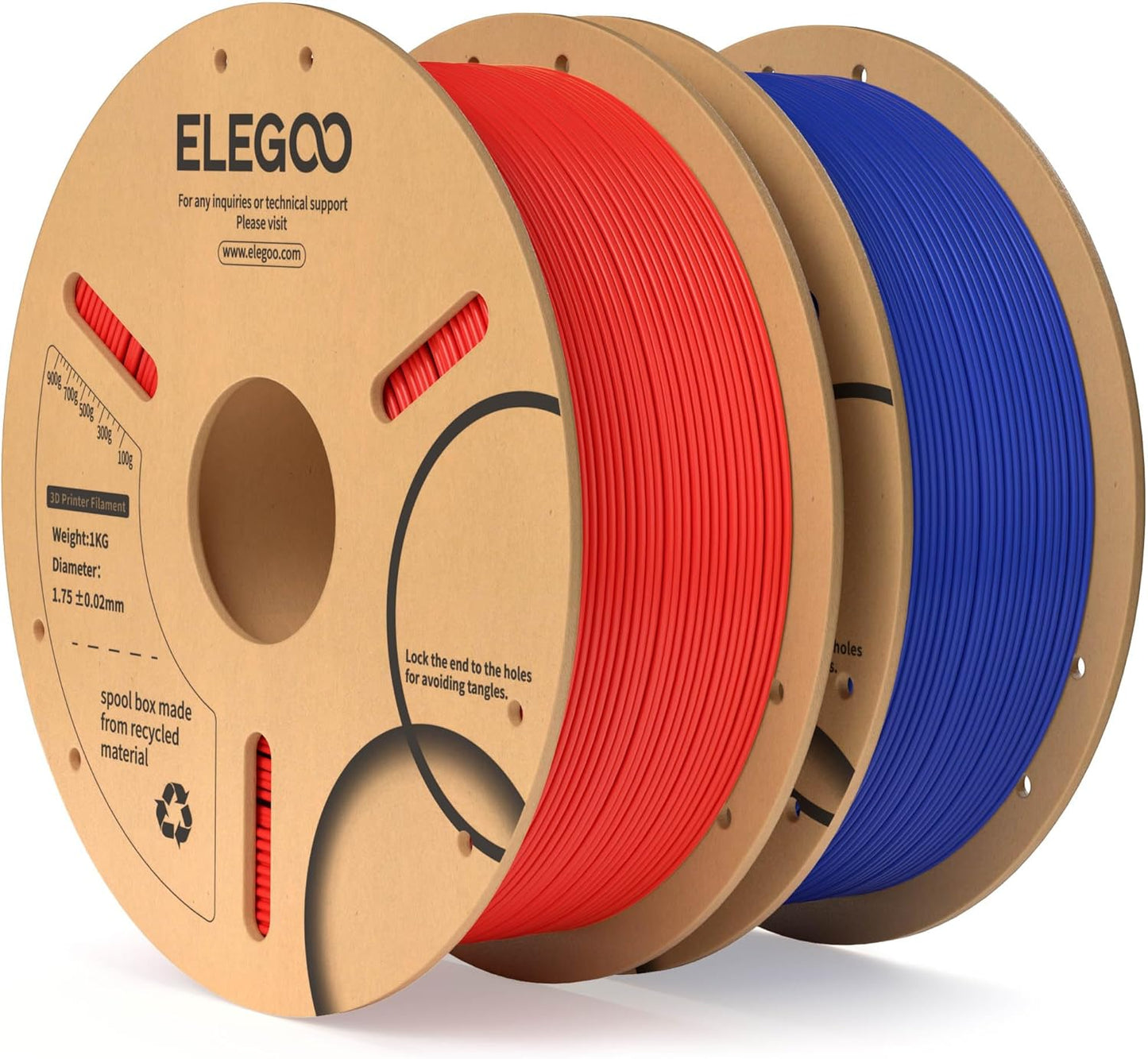 ELEGOO PLA Filament 1.75mm Schwarz 1KG