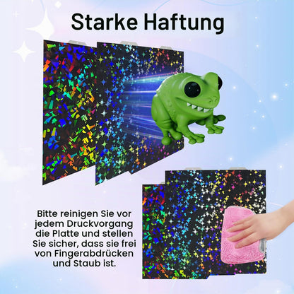 IdeaFormer Doppelseitig Schwarz Texturiert PEI Federstahl-Druckplatte alle Größen
