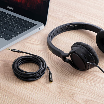 Klinke Audio Verlängerungskabel Aux Kabel Nylon 3.5mm Stereo
